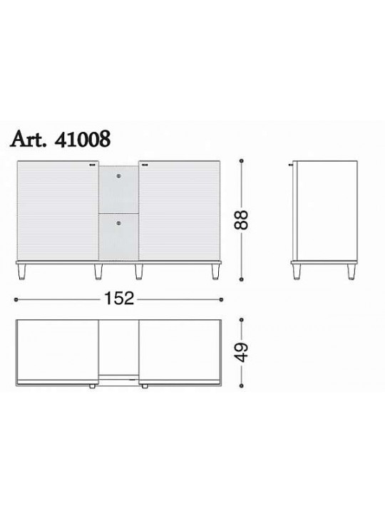 Комод ANGELO CAPPELLINI Opera  41008