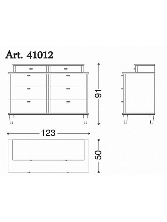 Комод ANGELO CAPPELLINI Opera 41012