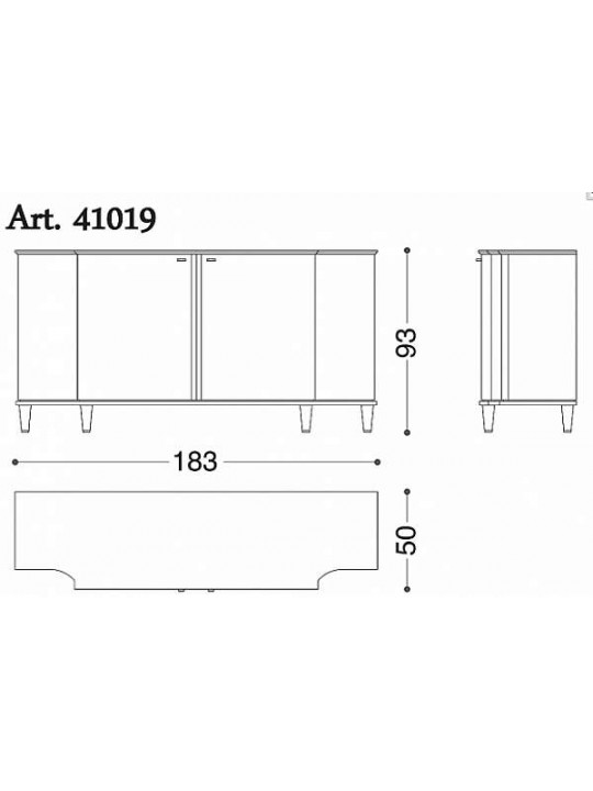 Комод ANGELO CAPPELLINI Opera 41019