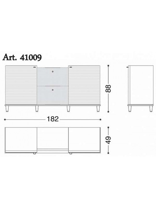 Комод ANGELO CAPPELLINI Opera 41009