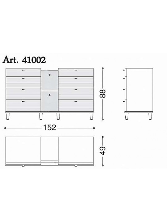 Комод ANGELO CAPPELLINI Opera 41002