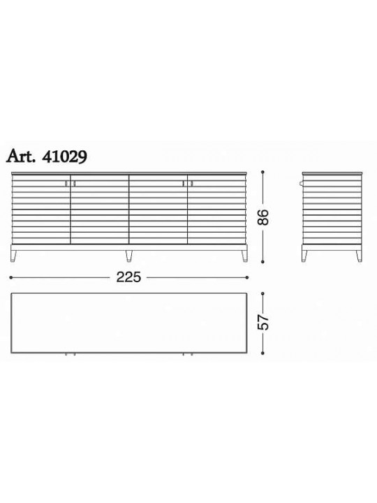 Комод ANGELO CAPPELLINI Opera 41029