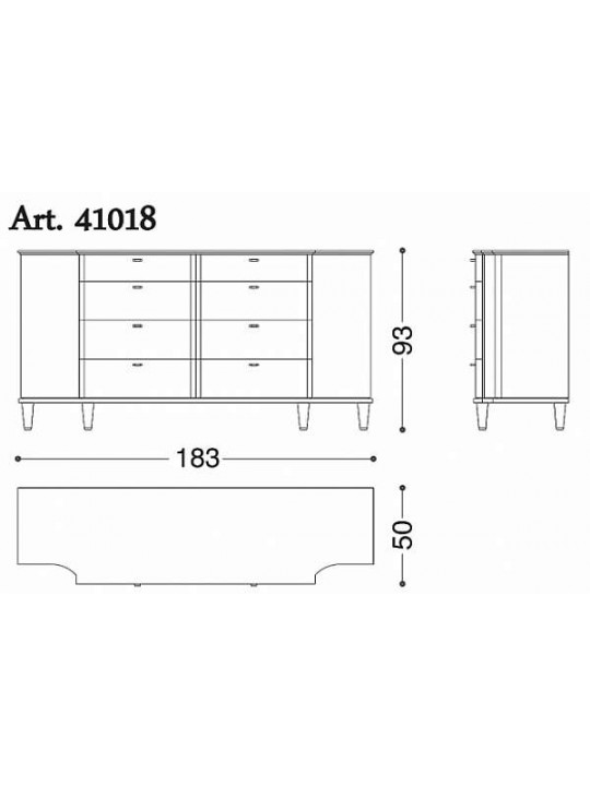Комод ANGELO CAPPELLINI Opera 41018