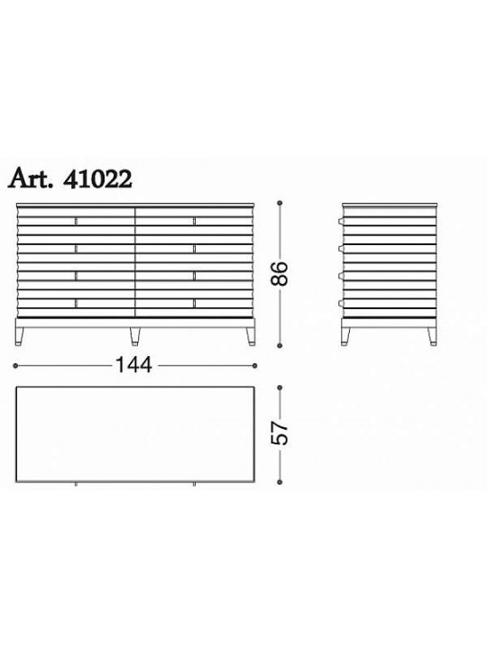 Комод ANGELO CAPPELLINI Opera 41022