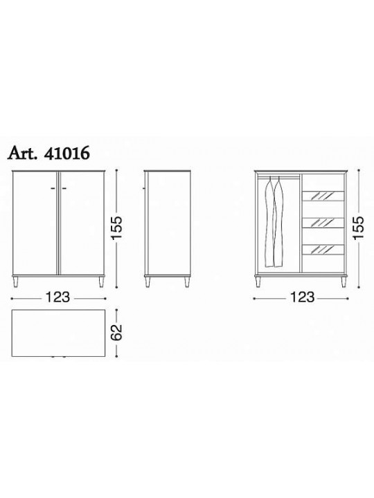 Шкаф ANGELO CAPPELLINI Opera 41016