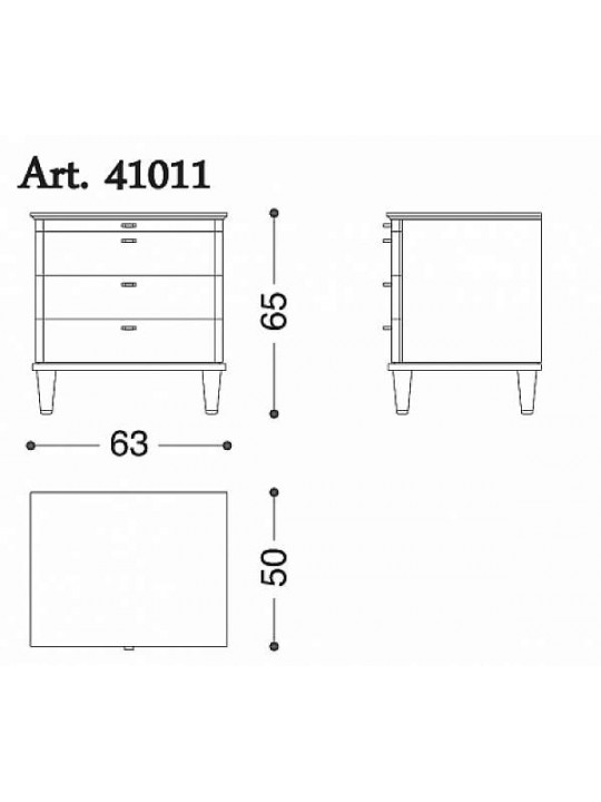Тумбочка ANGELO CAPPELLINI Opera 41011